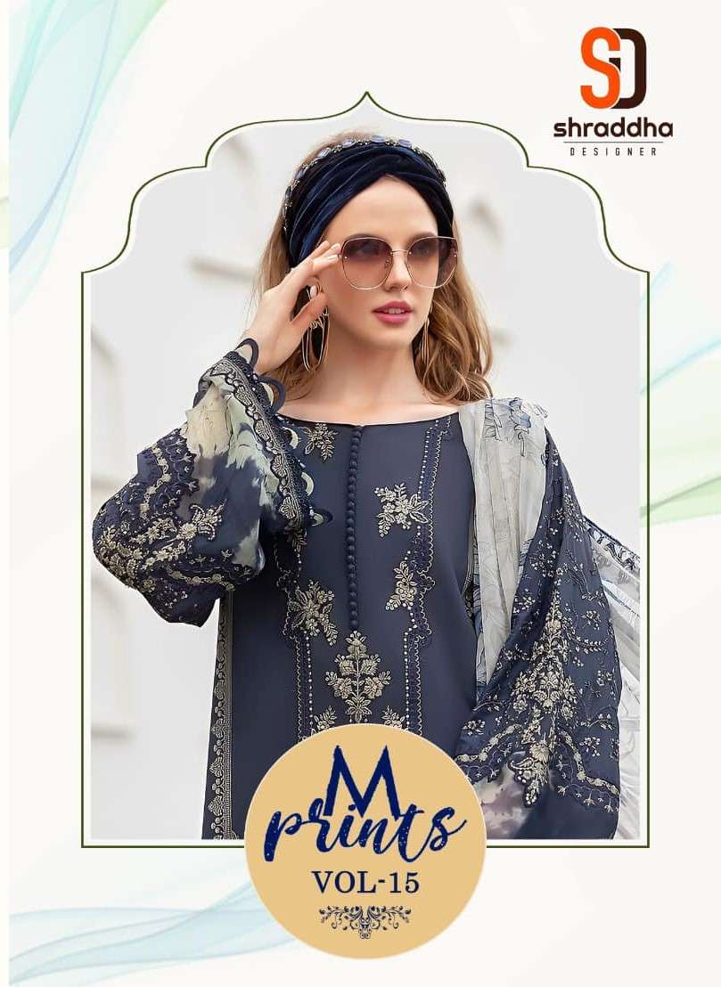 SHARADDHA DESIGNER M.PRINT VOL-15